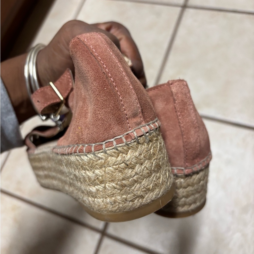 Gamio Platform Espadrille Sandals pink women's size 39 - Picture 6 of 7